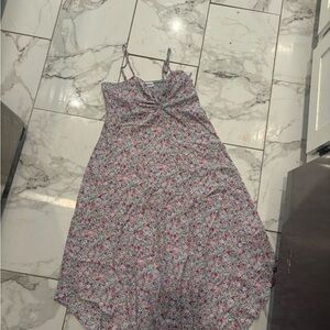 Almost Famous Pink and Blue Floral Dress